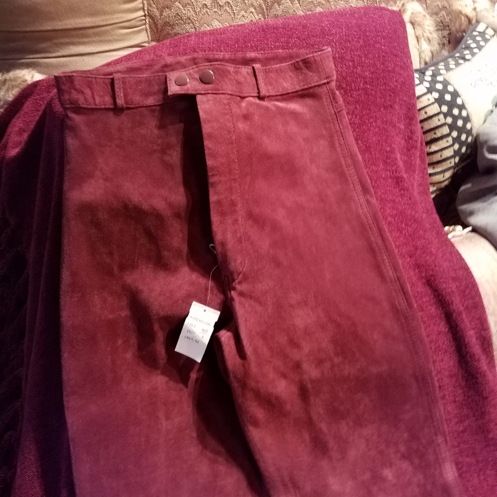 NWT Suede Pants